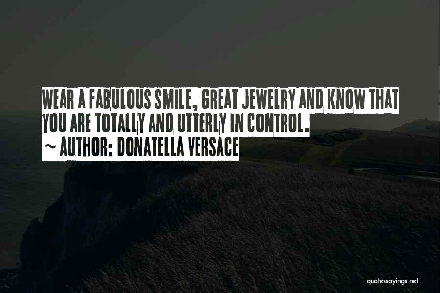 A Smile That Quotes By Donatella Versace