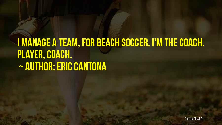 A Soccer Coach Quotes By Eric Cantona