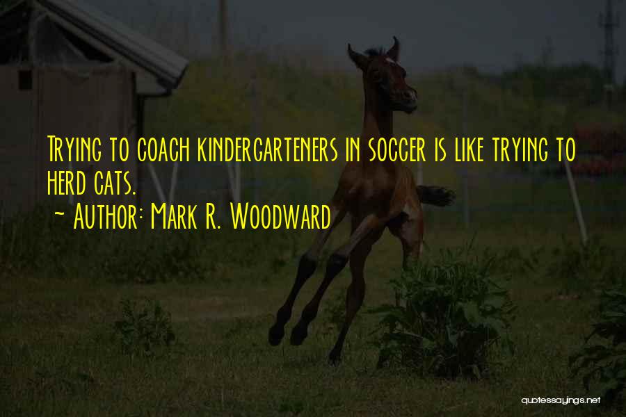 A Soccer Coach Quotes By Mark R. Woodward