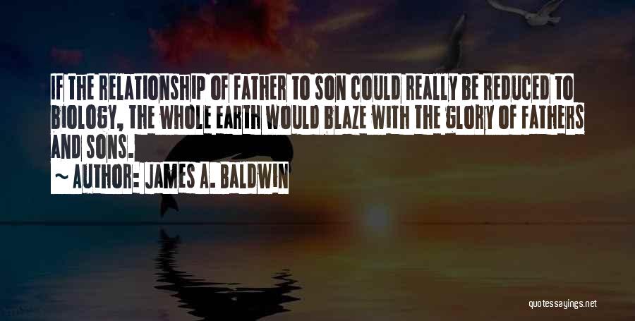 A Son And Father Quotes By James A. Baldwin