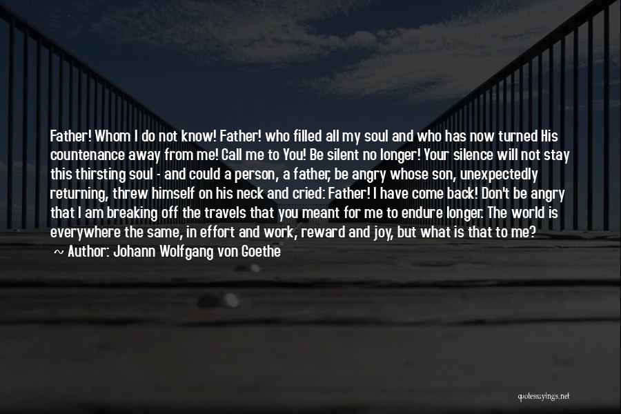 A Son And Father Quotes By Johann Wolfgang Von Goethe