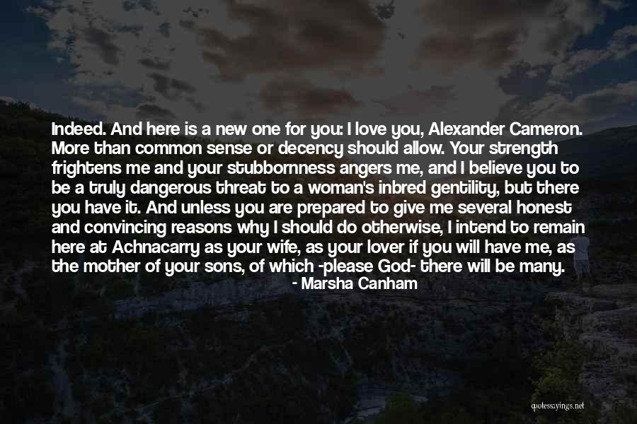 A Sons Love Quotes By Marsha Canham A Sons Love Quotes By Marsha Canham