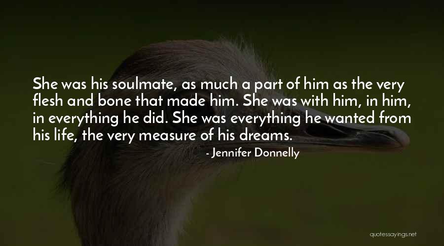 A Soulmate Quotes By Jennifer Donnelly A Soulmate Quotes By Jennifer Donnelly