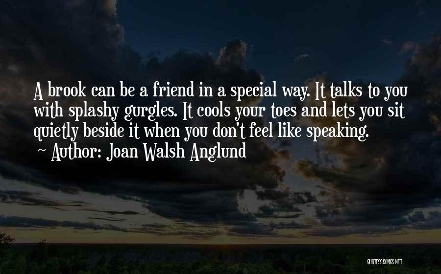 A Special Friend Like You Quotes By Joan Walsh Anglund