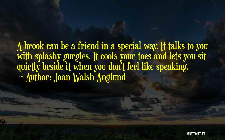 A Special Friend Quotes By Joan Walsh Anglund