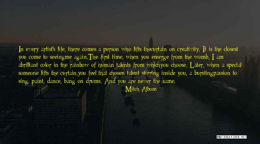 A Special Person In Life Quotes By Mitch Albom