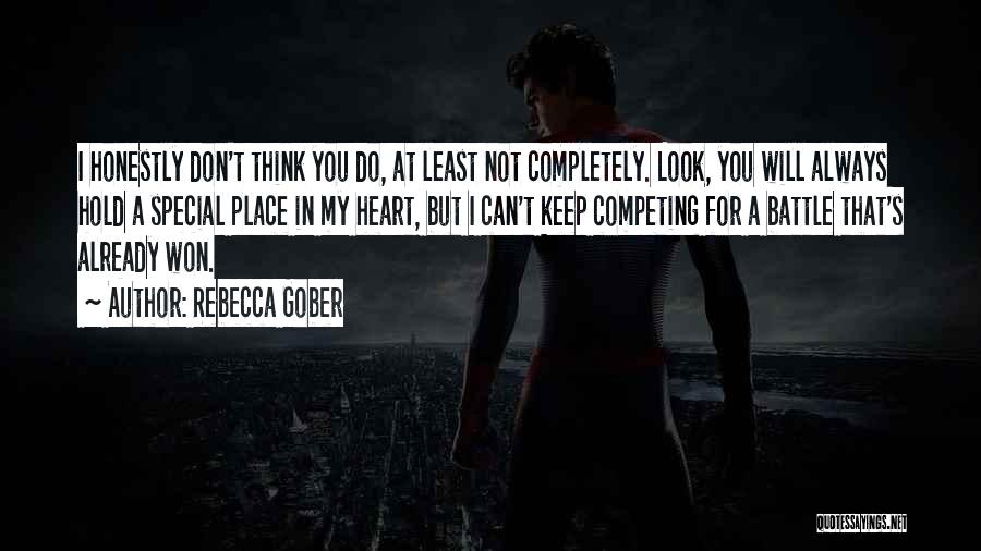 A Special Place In My Heart Quotes By Rebecca Gober