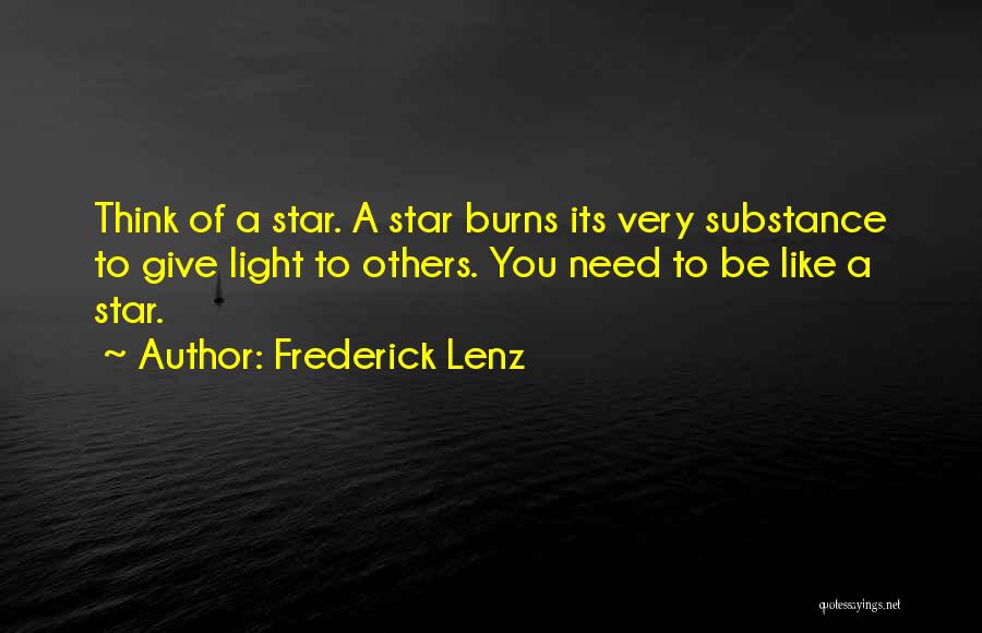 A Star Is Burns Quotes By Frederick Lenz