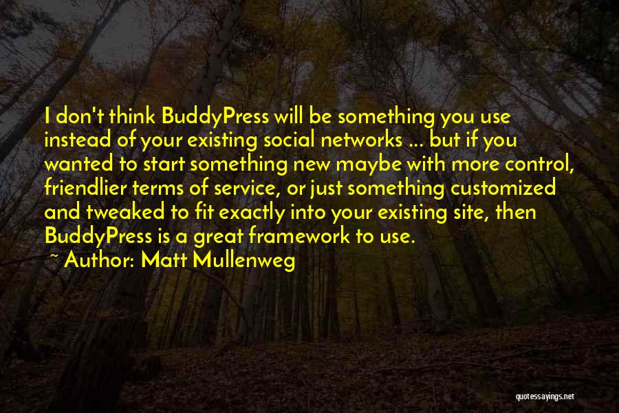 A Start Of Something New Quotes By Matt Mullenweg