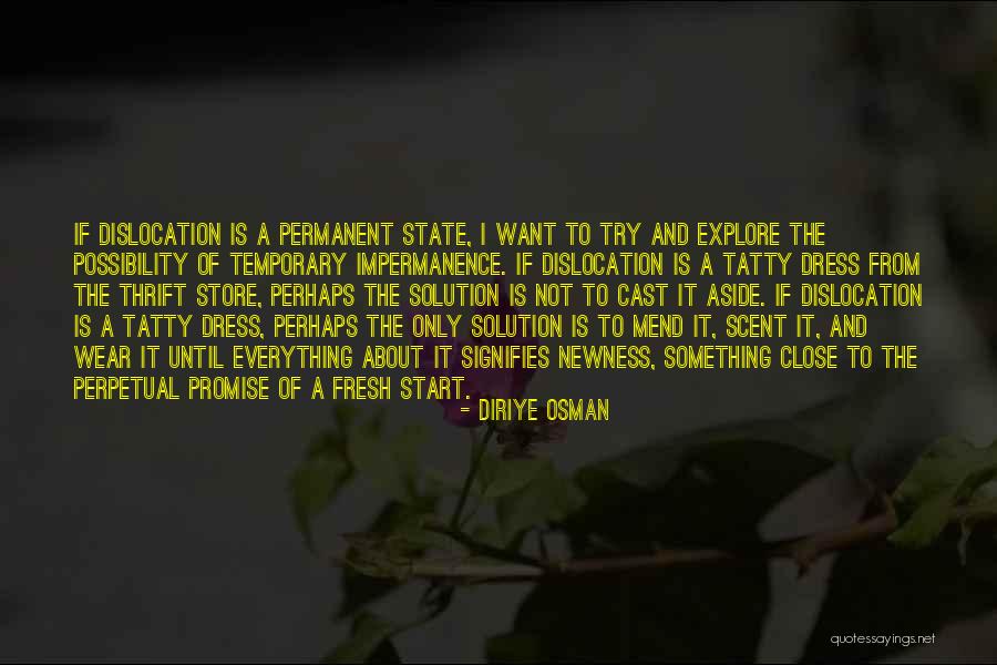 A Start Quotes By Diriye Osman