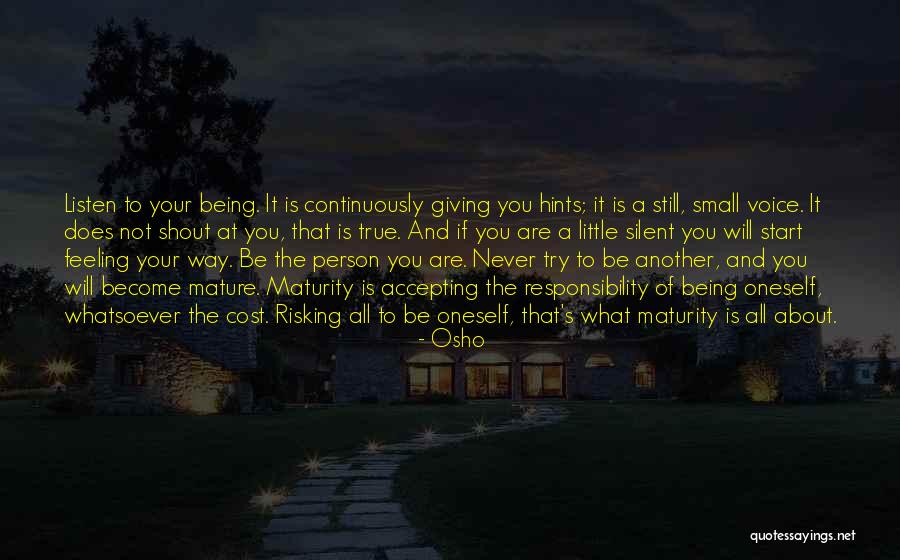 A Start Quotes By Osho