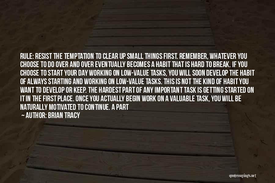 A Starting Over Quotes By Brian Tracy