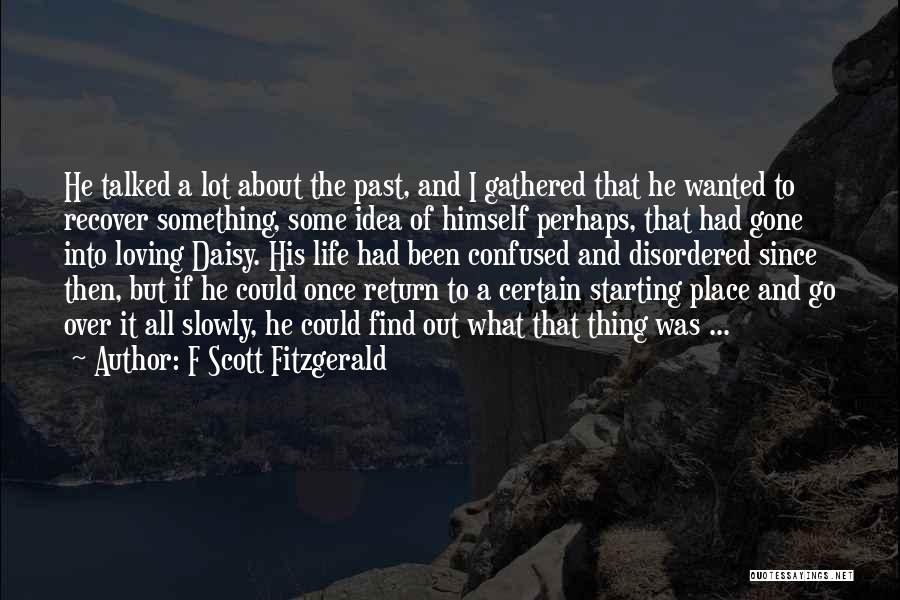 A Starting Over Quotes By F Scott Fitzgerald