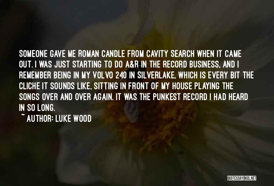 A Starting Over Quotes By Luke Wood