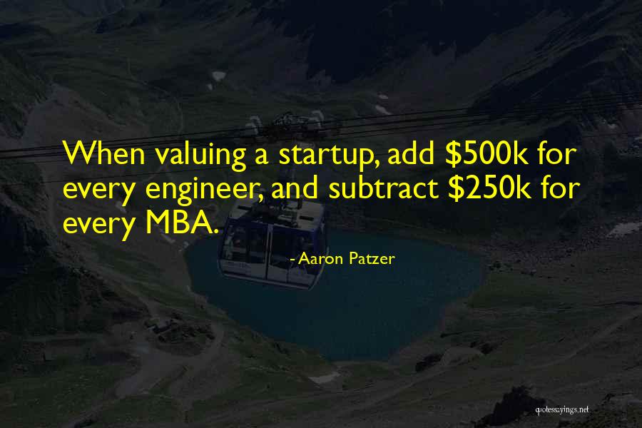 A Startup Quotes By Aaron Patzer