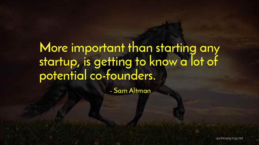 A Startup Quotes By Sam Altman