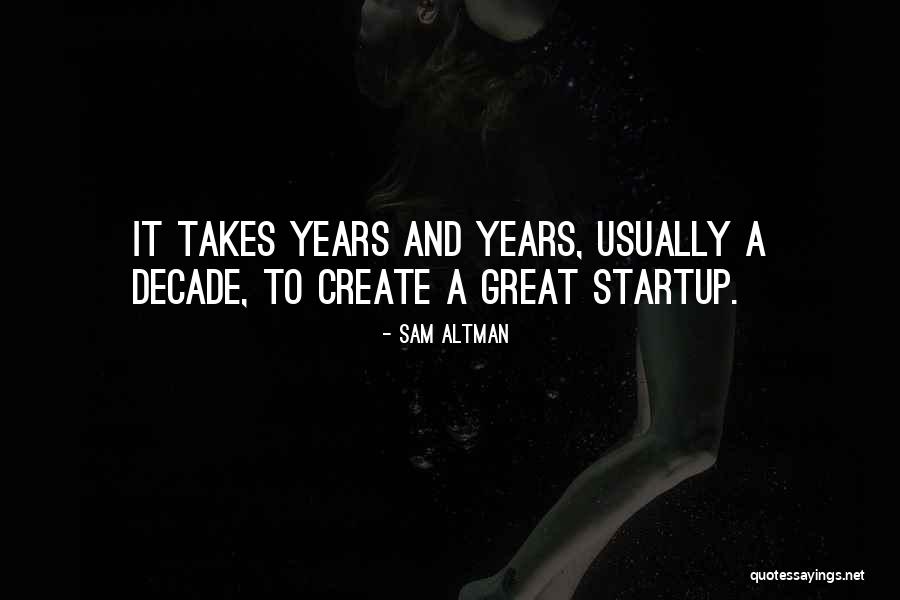 A Startup Quotes By Sam Altman