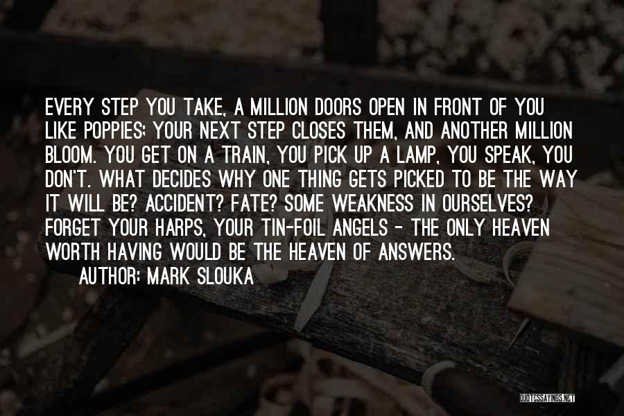 A Step From Heaven Quotes By Mark Slouka