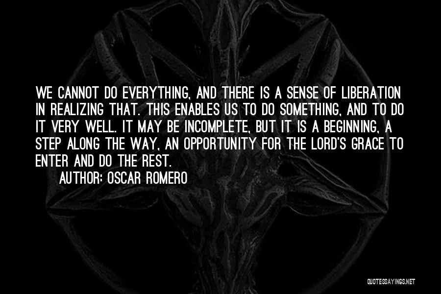 A Step Of Faith Quotes By Oscar Romero