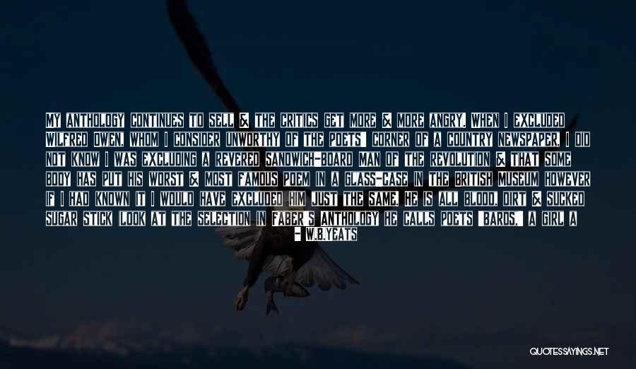 A Stick Quotes By W.B.Yeats A Stick Quotes By W.B.Yeats