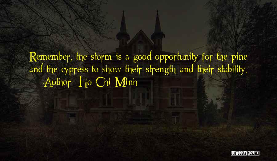 A Storm Quotes By Ho Chi Minh