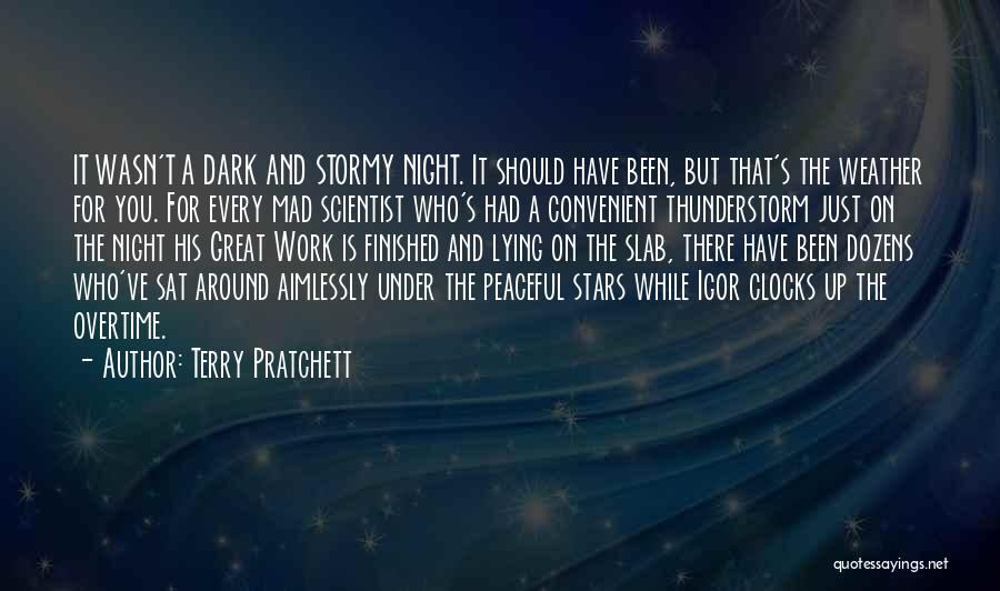 A Stormy Night Quotes By Terry Pratchett