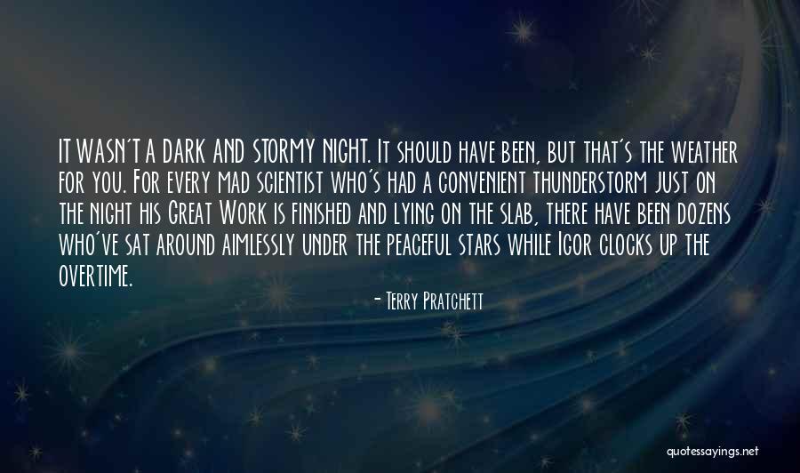 A Stormy Night Quotes By Terry Pratchett