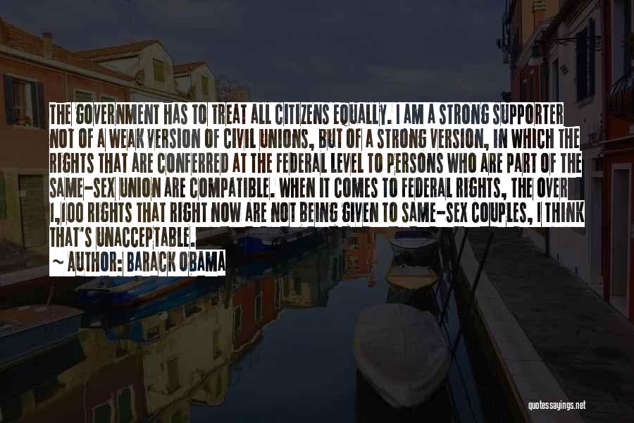 A Strong Couple Quotes By Barack Obama