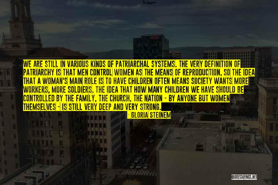 A Strong Family Quotes By Gloria Steinem A Strong Family Quotes By Gloria Steinem
