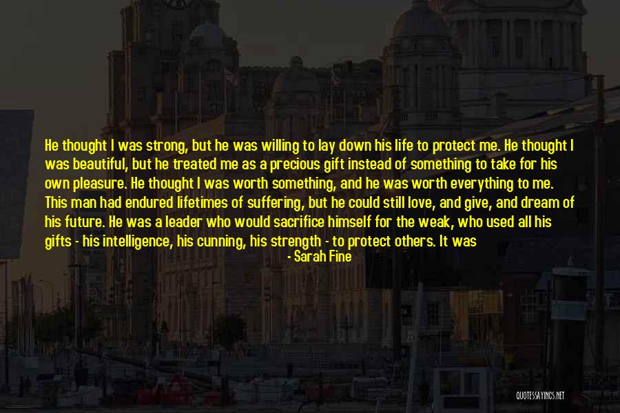 A Strong Leader Quotes By Sarah Fine A Strong Leader Quotes By Sarah Fine