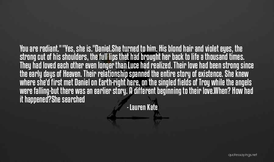 A Strong Relationship Quotes By Lauren Kate A Strong Relationship Quotes By Lauren Kate