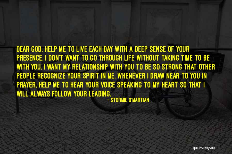 A Strong Relationship Quotes By Stormie O'martian A Strong Relationship Quotes By Stormie O'martian