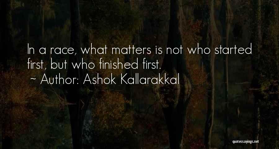 A Successful Career Quotes By Ashok Kallarakkal