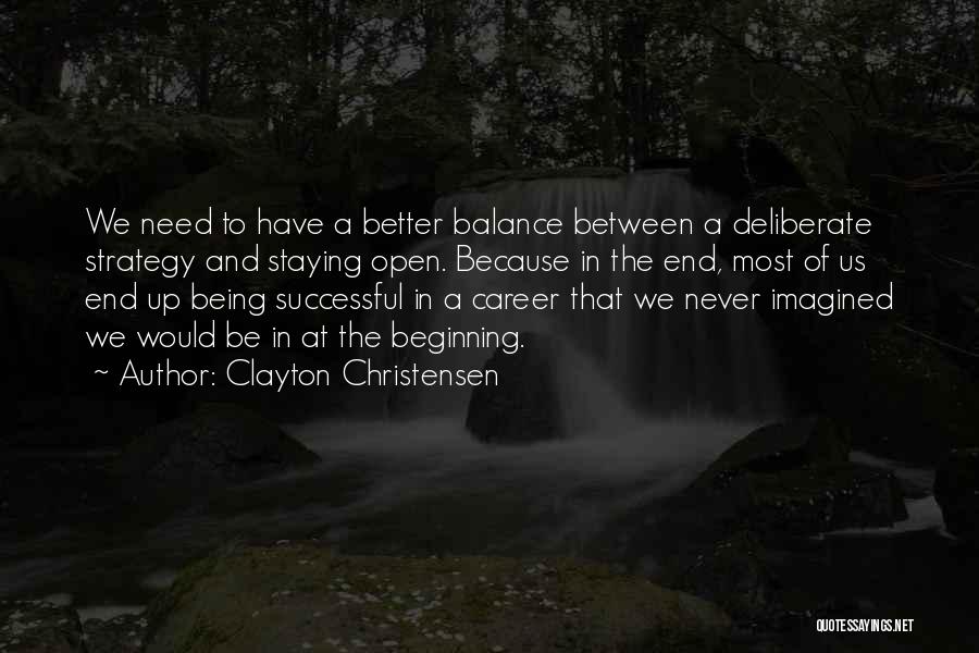 A Successful Career Quotes By Clayton Christensen