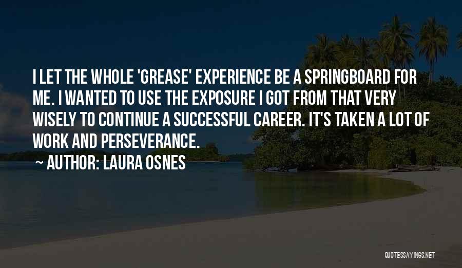 A Successful Career Quotes By Laura Osnes