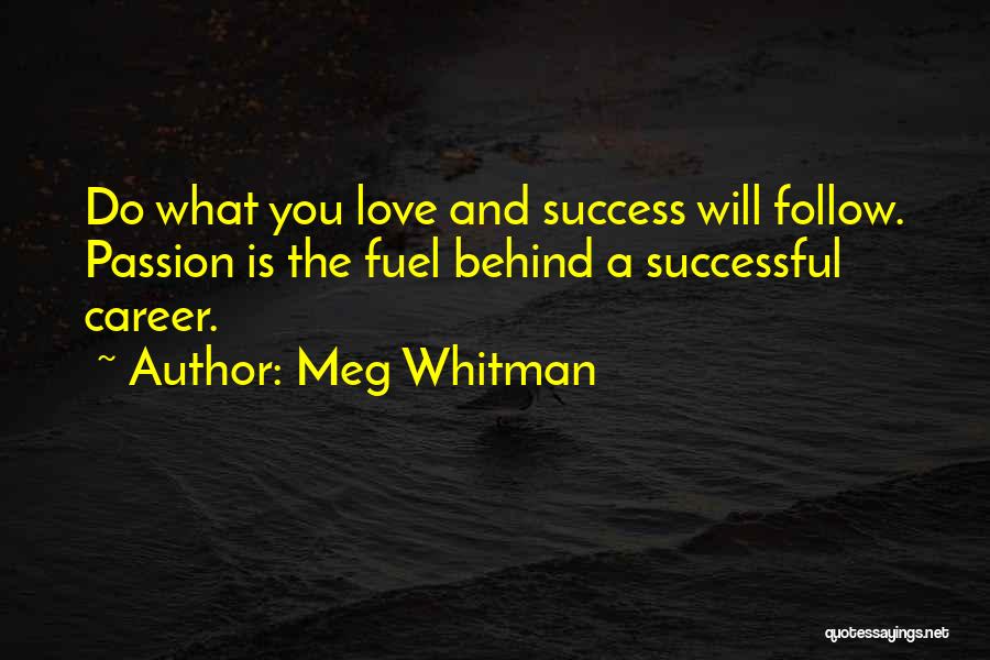 A Successful Career Quotes By Meg Whitman