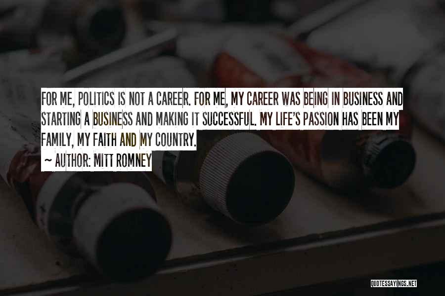 A Successful Career Quotes By Mitt Romney