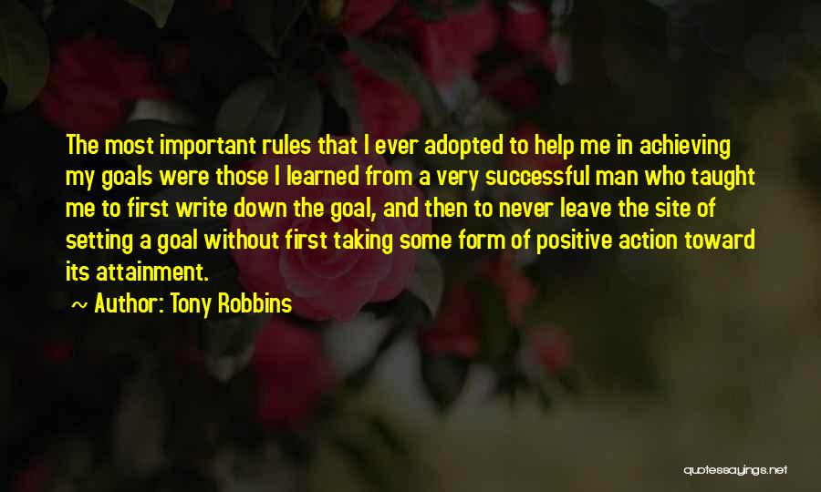 A Successful Man Quotes By Tony Robbins