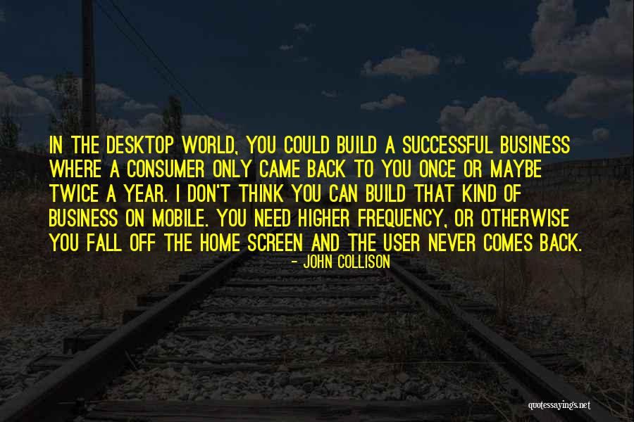 A Successful Year Quotes By John Collison