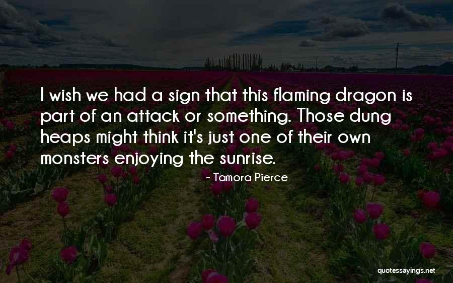 A Sunrise Quotes By Tamora Pierce A Sunrise Quotes By Tamora Pierce