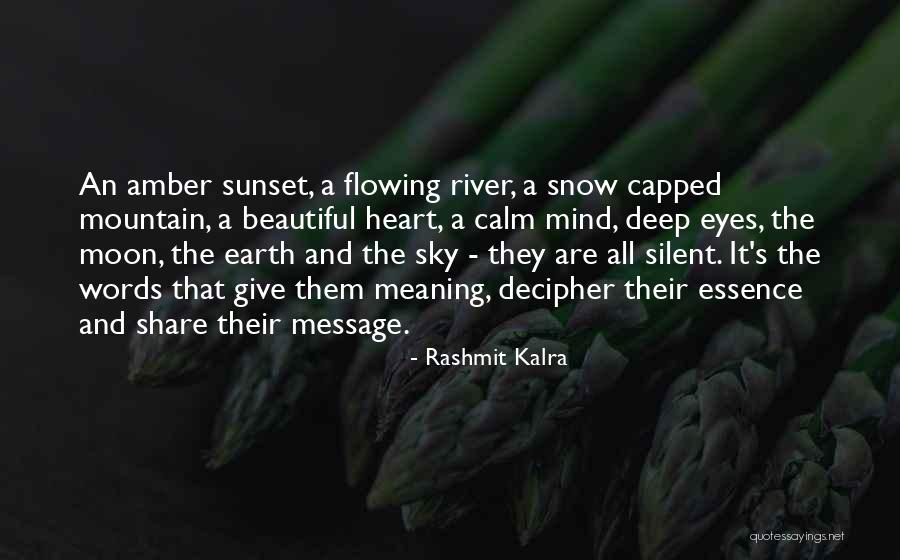 A Sunset Quotes By Rashmit Kalra