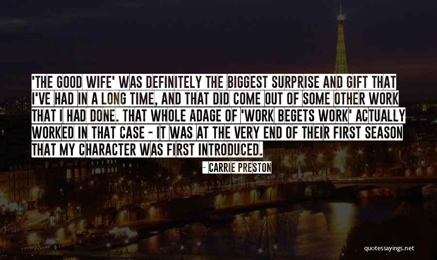 A Surprise Gift Quotes By Carrie Preston A Surprise Gift Quotes By Carrie Preston