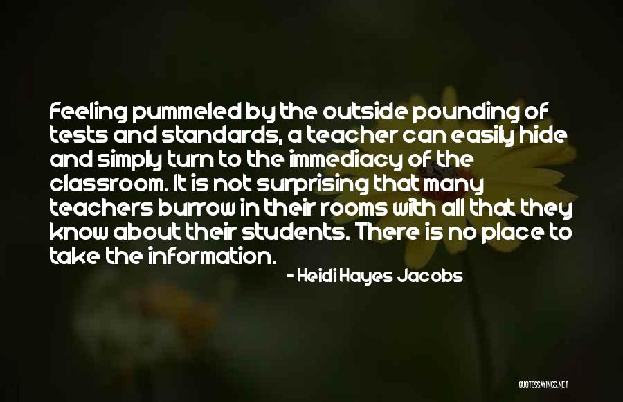 A Teacher's Classroom Quotes By Heidi Hayes Jacobs A Teacher's Classroom Quotes By Heidi Hayes Jacobs