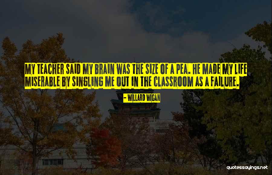A Teacher's Classroom Quotes By Willard Wigan A Teacher's Classroom Quotes By Willard Wigan