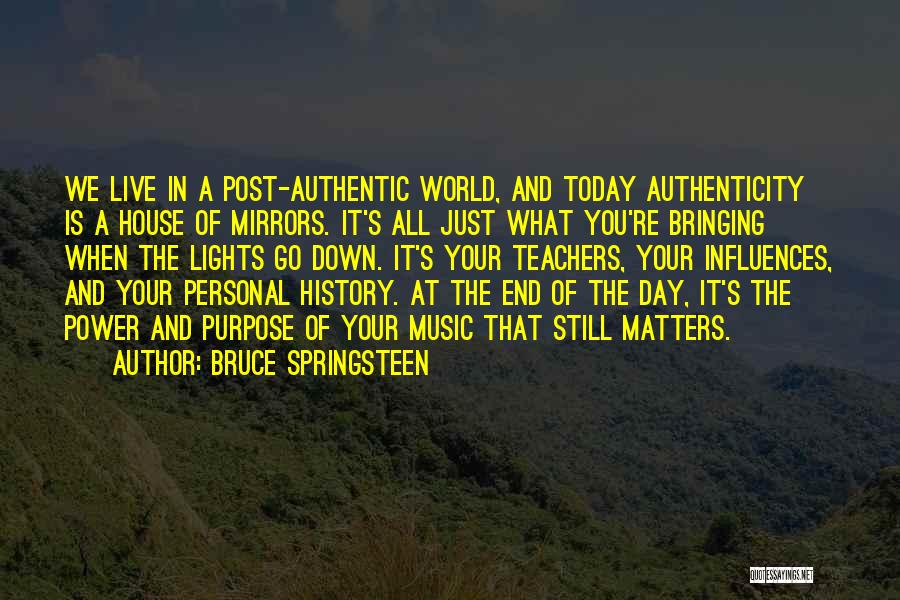 A Teachers Day Quotes By Bruce Springsteen