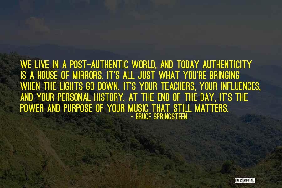 A Teachers Day Quotes By Bruce Springsteen