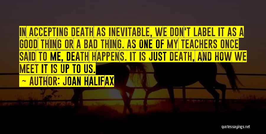 A Teacher's Death Quotes By Joan Halifax