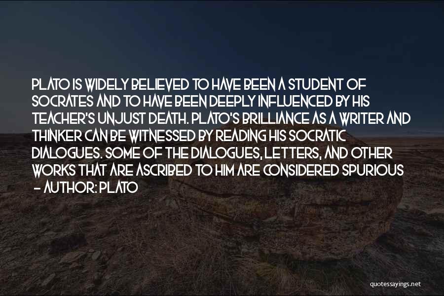 A Teacher's Death Quotes By Plato