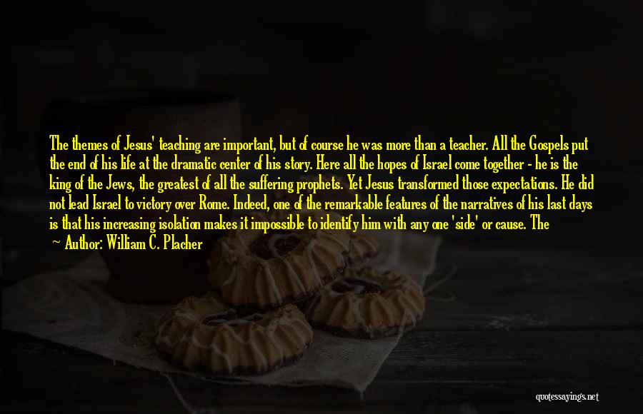 A Teacher's Death Quotes By William C. Placher