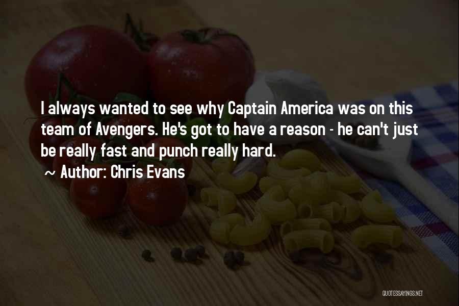 A Team Captain Quotes By Chris Evans